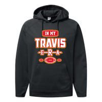 Retro vintage In My Travis Era Performance Fleece Hoodie