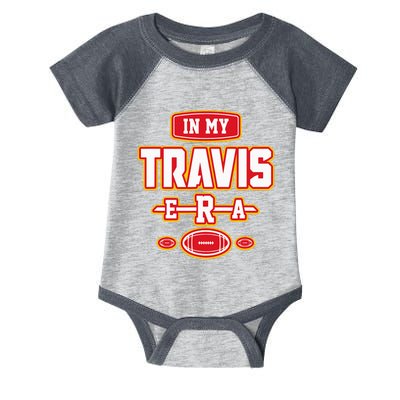 Retro vintage In My Travis Era Infant Baby Jersey Bodysuit