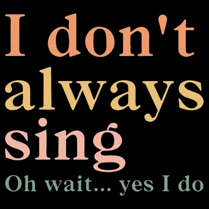 Retro Vintage I DonT Always Sing Oh Wait Yes I Do Gift Visor