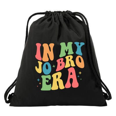 Retro Vintage In My Jo Bro Era Drawstring Bag