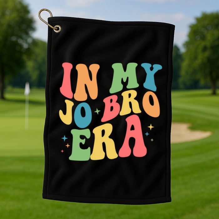 Retro Vintage In My Jo Bro Era Golf Towel