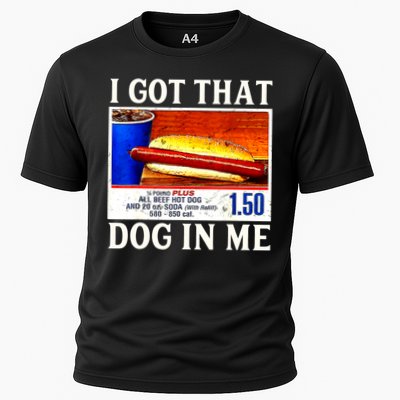 Retro Vintage I Got That Dog In Me Funny Hotdog Performance Shirt