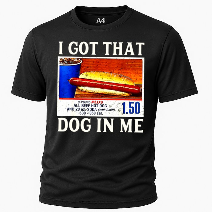 Retro Vintage I Got That Dog In Me Funny Hotdog Performance Shirt
