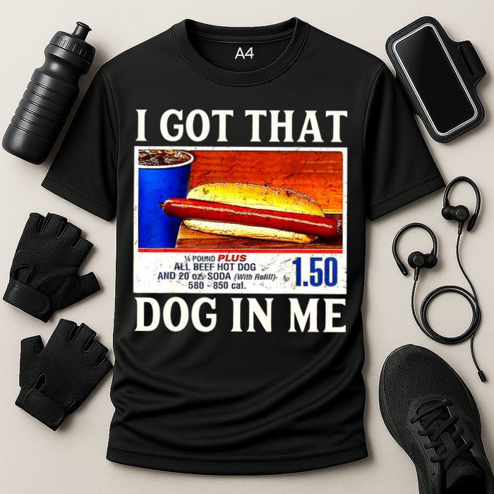 Retro Vintage I Got That Dog In Me Funny Hotdog Performance Shirt