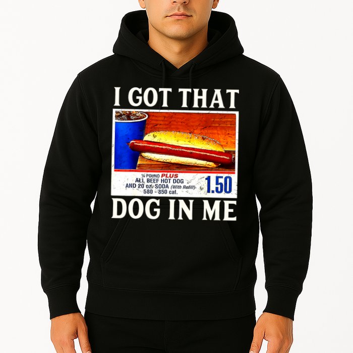 Retro Vintage I Got That Dog In Me Funny Hotdog Hoodie
