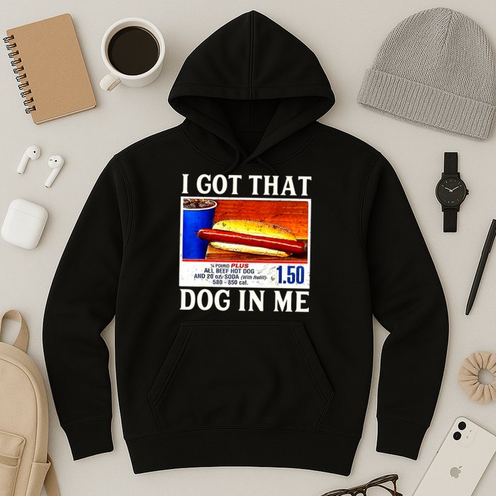 Retro Vintage I Got That Dog In Me Funny Hotdog Hoodie