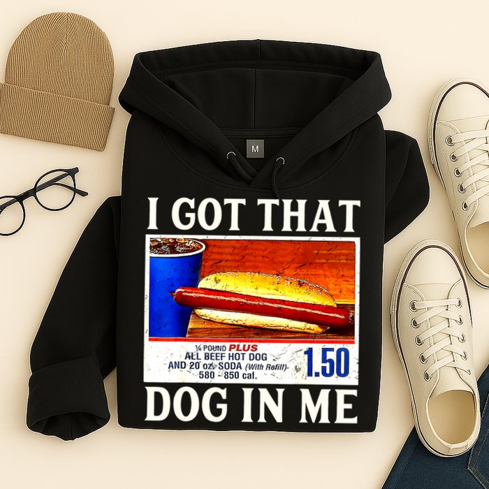Retro Vintage I Got That Dog In Me Funny Hotdog Hoodie