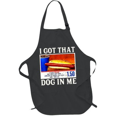 Retro Vintage I Got That Dog In Me Funny Hotdog Apron