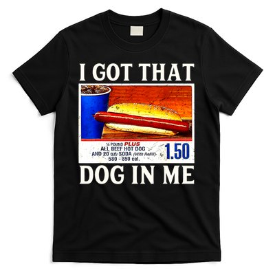 Retro Vintage I Got That Dog In Me Funny Hotdog T-Shirt