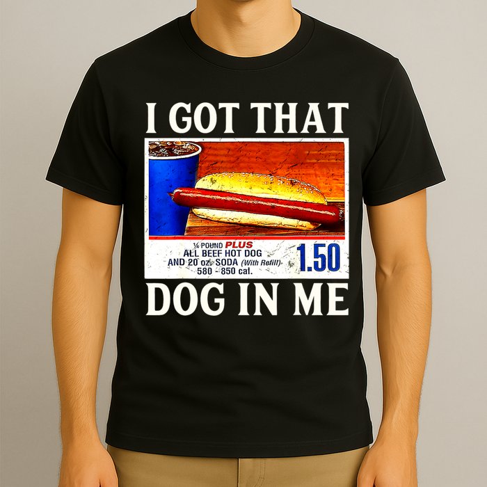 Retro Vintage I Got That Dog In Me Funny Hotdog T-Shirt
