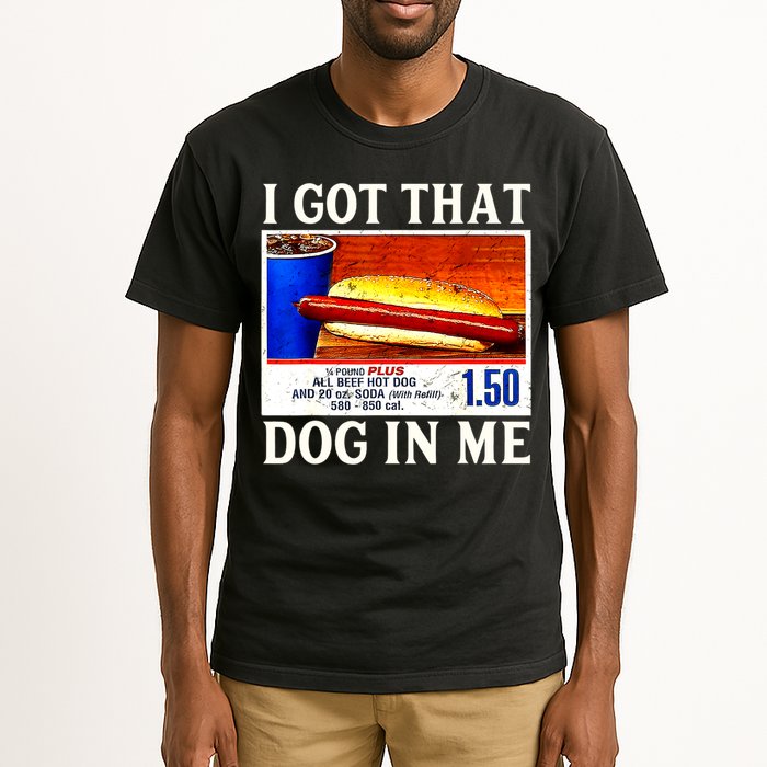 Retro Vintage I Got That Dog In Me Funny Hotdog Tall T-Shirt