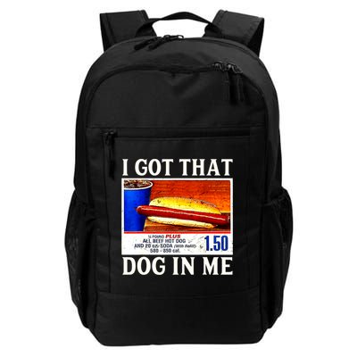 Retro Vintage I Got That Dog In Me Funny Hotdog Backpack