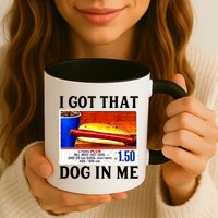 Retro Vintage I Got That Dog In Me Funny Hotdog Mug
