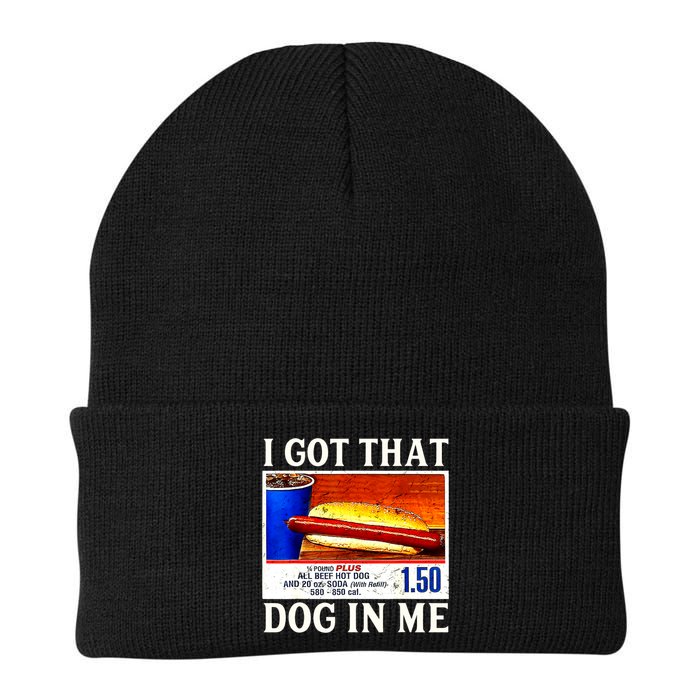 Retro Vintage I Got That Dog In Me Funny Hotdog Beanie