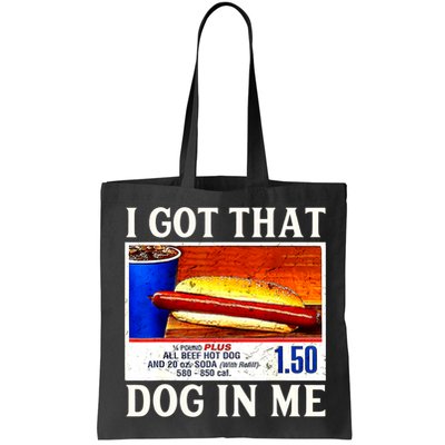 Retro Vintage I Got That Dog In Me Funny Hotdog Bag