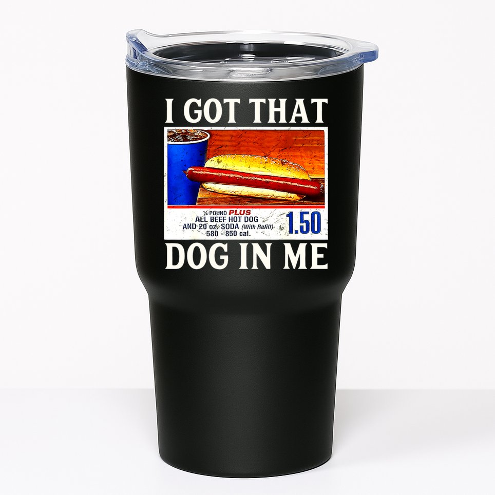 Retro Vintage I Got That Dog In Me Funny Hotdog Tumbler
