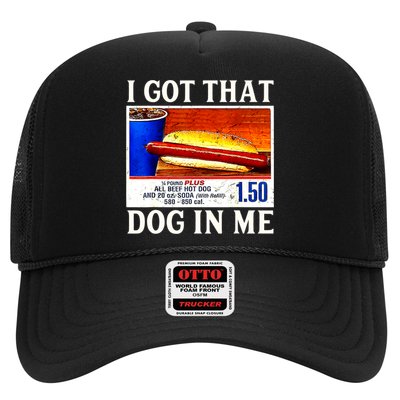 Retro Vintage I Got That Dog In Me Funny Hotdog Hat