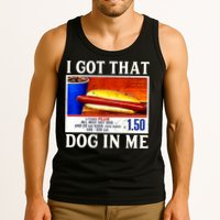Retro Vintage I Got That Dog In Me Funny Hotdog Tank Top