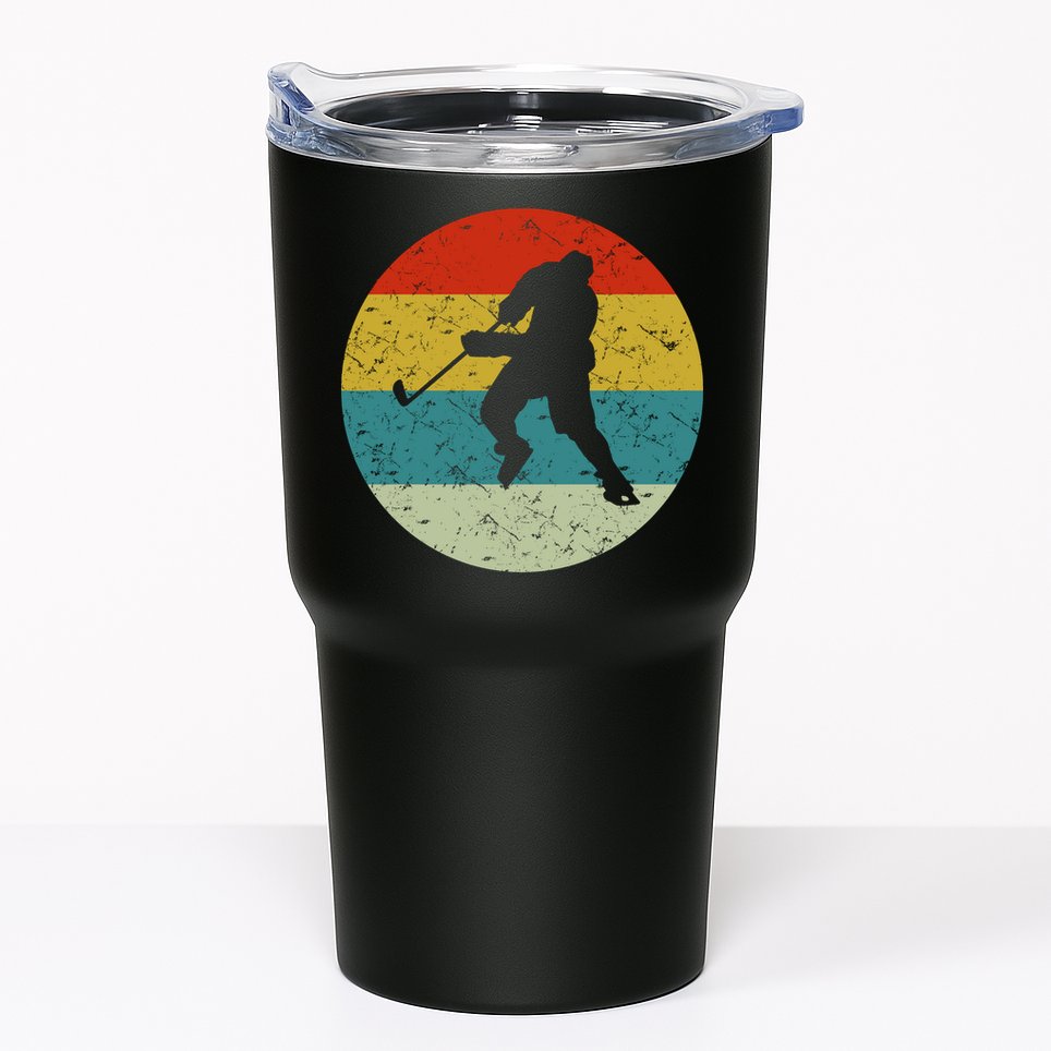 Retro Vintage Ice Hockey Tumbler