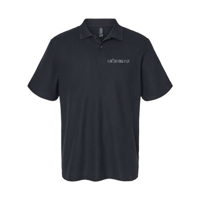 Retro Vintage I CanT But I Know A Guy Funny Christian Polo