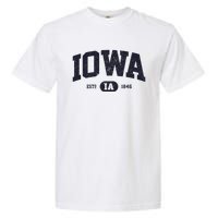 Retro Vintage Iowa Est Ia 1846 Garment-Dyed Heavyweight T-Shirt