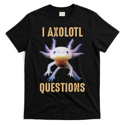 Retro Vintage I Axolotl Questions T-Shirt