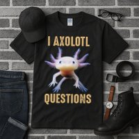 Retro Vintage I Axolotl Questions Tall T-Shirt