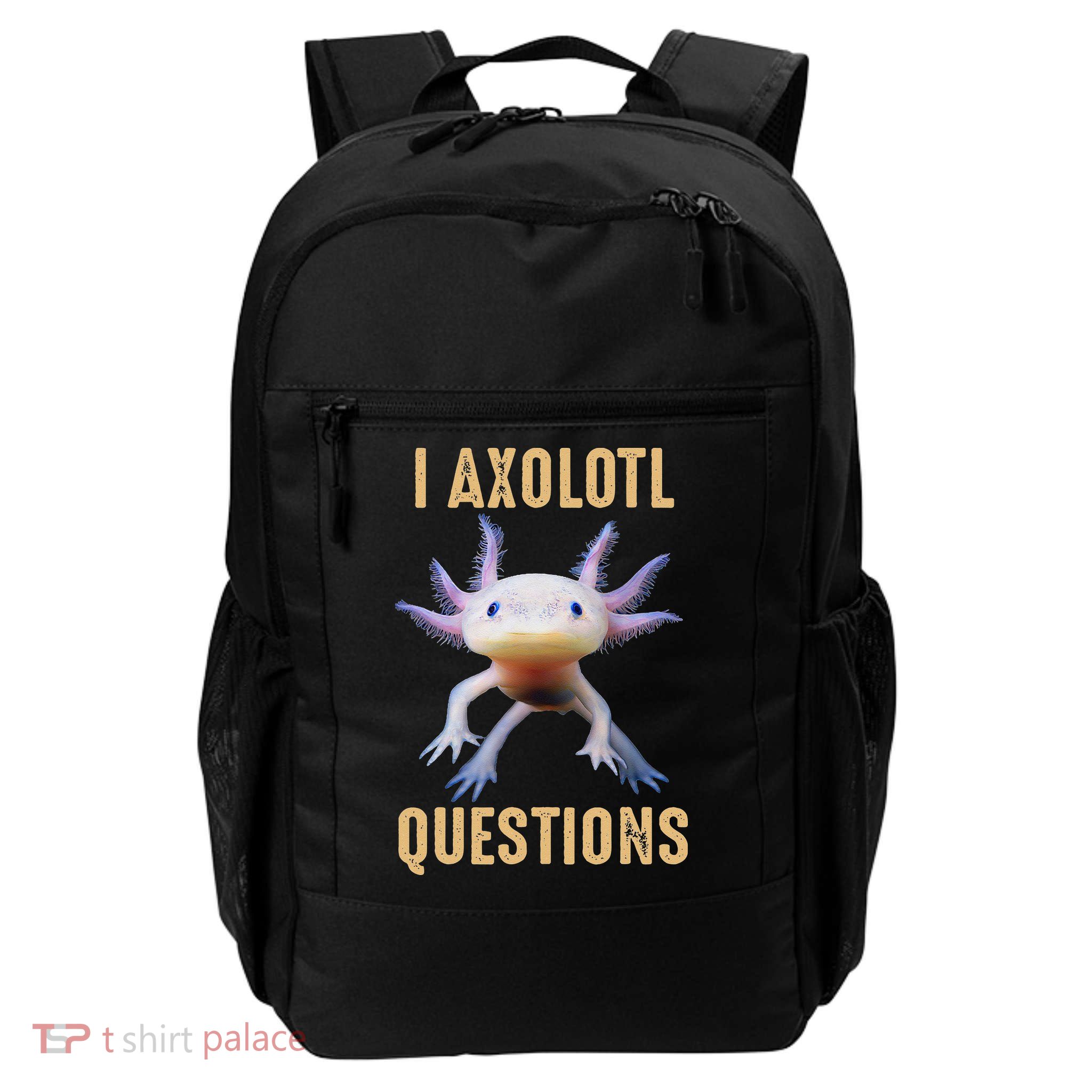 Retro Vintage I Axolotl Questions Backpack
