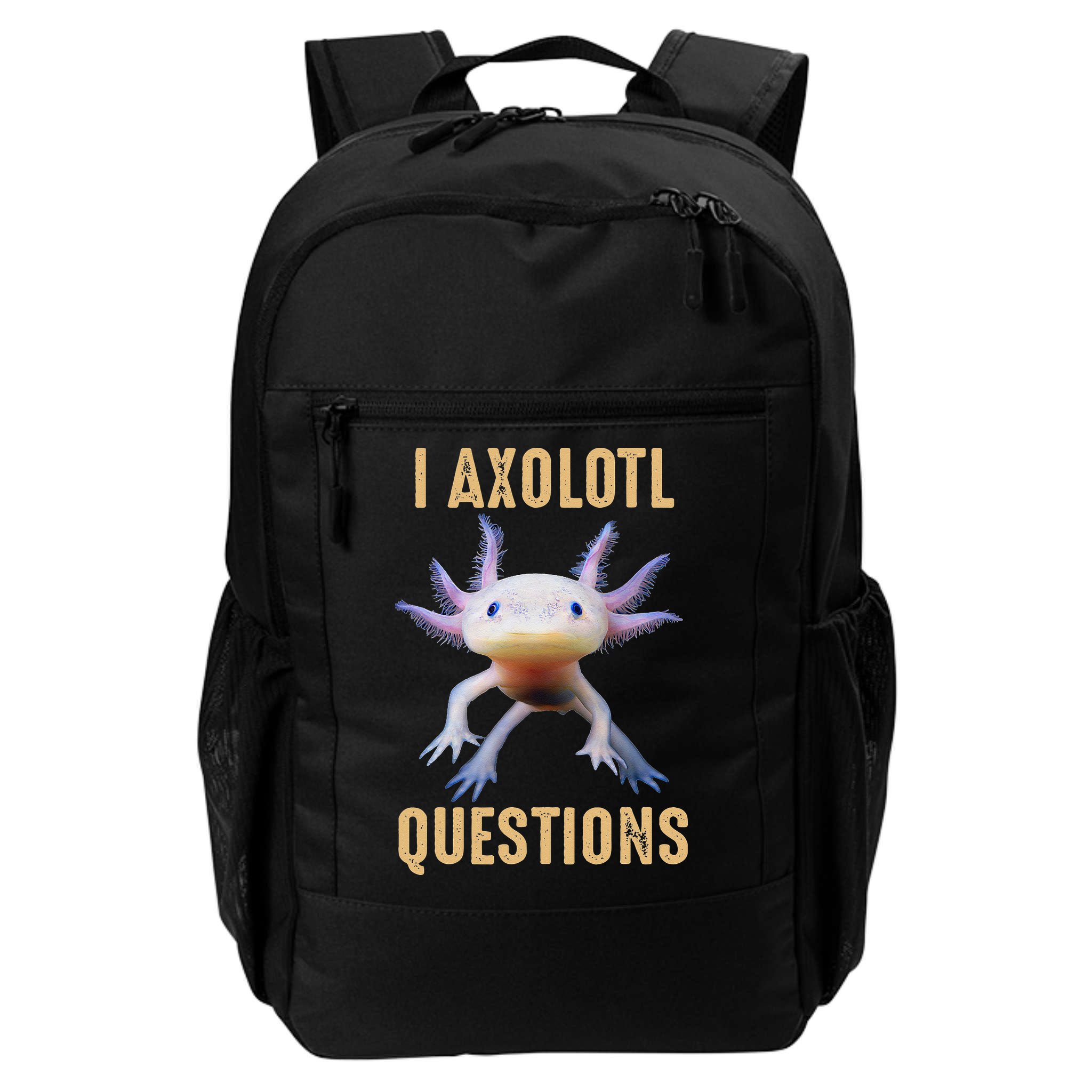 Retro Vintage I Axolotl Questions Backpack