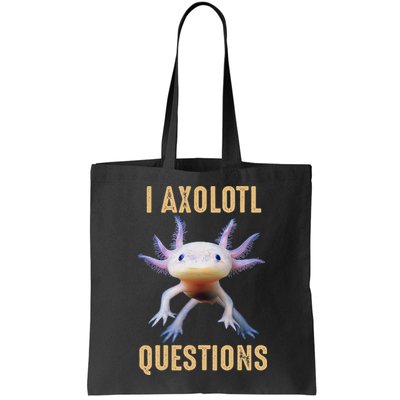 Retro Vintage I Axolotl Questions Bag