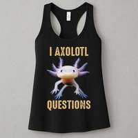 Retro Vintage I Axolotl Questions Womens Tank Top
