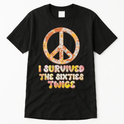 Retro Vintage I Survived The Sixties Twice Tall T-Shirt