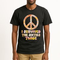 Retro Vintage I Survived The Sixties Twice Tall T-Shirt