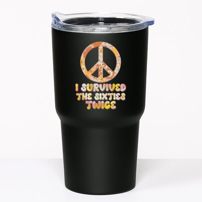 Retro Vintage I Survived The Sixties Twice Tumbler