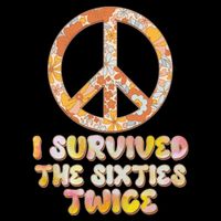 Retro Vintage I Survived The Sixties Twice Visor