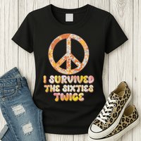 Retro Vintage I Survived The Sixties Twice Womens T-Shirt