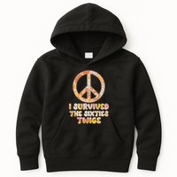 Retro Vintage I Survived The Sixties Twice Kids Hoodie
