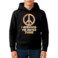 Retro Vintage I Survived The Sixties Twice Kids Hoodie