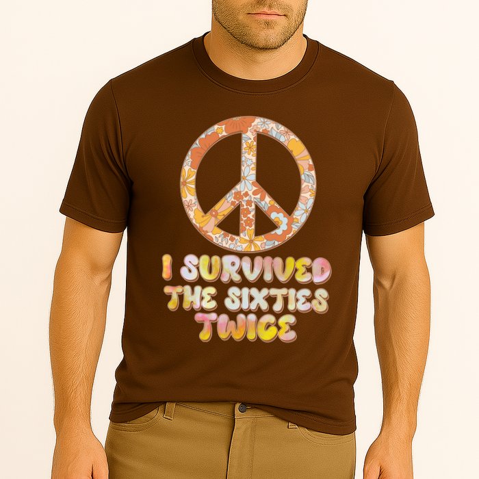 Retro Vintage I Survived The Sixties Twice Performance Shirt