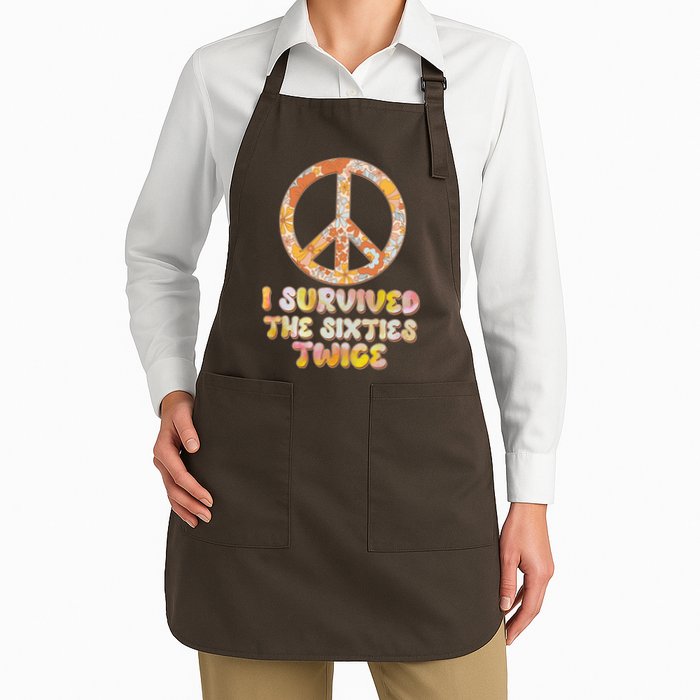 Retro Vintage I Survived The Sixties Twice Apron