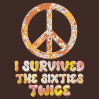 Retro Vintage I Survived The Sixties Twice Apron