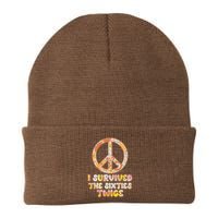 Retro Vintage I Survived The Sixties Twice Beanie