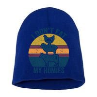 Retro Vintage I Dont Eat My Homies Funny Vegetarians Cool Giftvegan Gift Short Acrylic Beanie