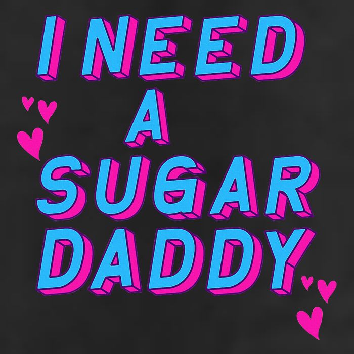 Retro Vintage I Need A Sugar Daddy Golf Towel