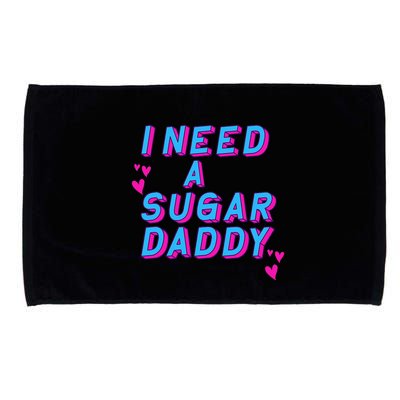 Retro Vintage I Need A Sugar Daddy Microfiber Hand Towel