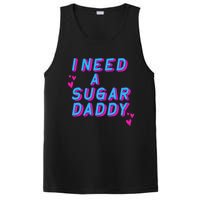 Retro Vintage I Need A Sugar Daddy PosiCharge Competitor Tank