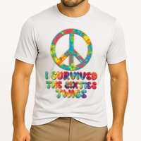 Retro Vintage I Survived The Sixties Twice Rainbow Tie Dye Performance Shirt