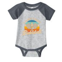 Retro Vintage I Cant I Have Pickleball Funny Distressed Gift Ideas For Player Infant Baby Jersey Bodysuit