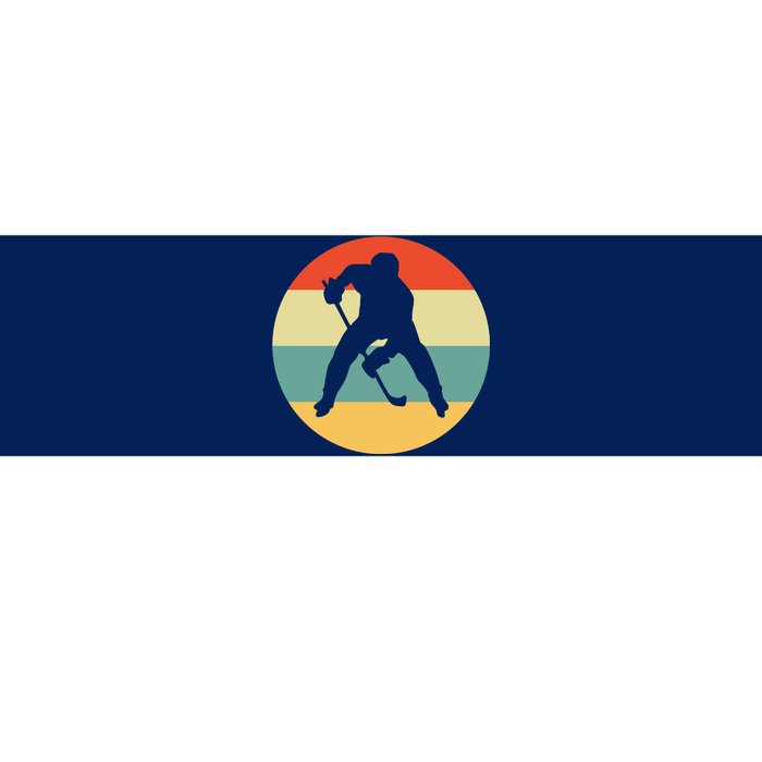 Retro Vintage Ice Hockey Bumper Sticker