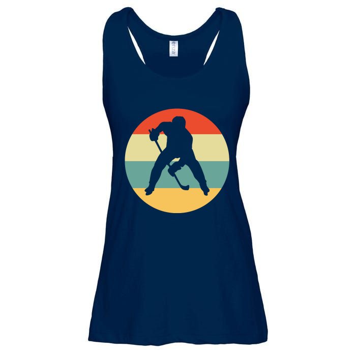 Retro Vintage Ice Hockey Ladies Essential Flowy Tank